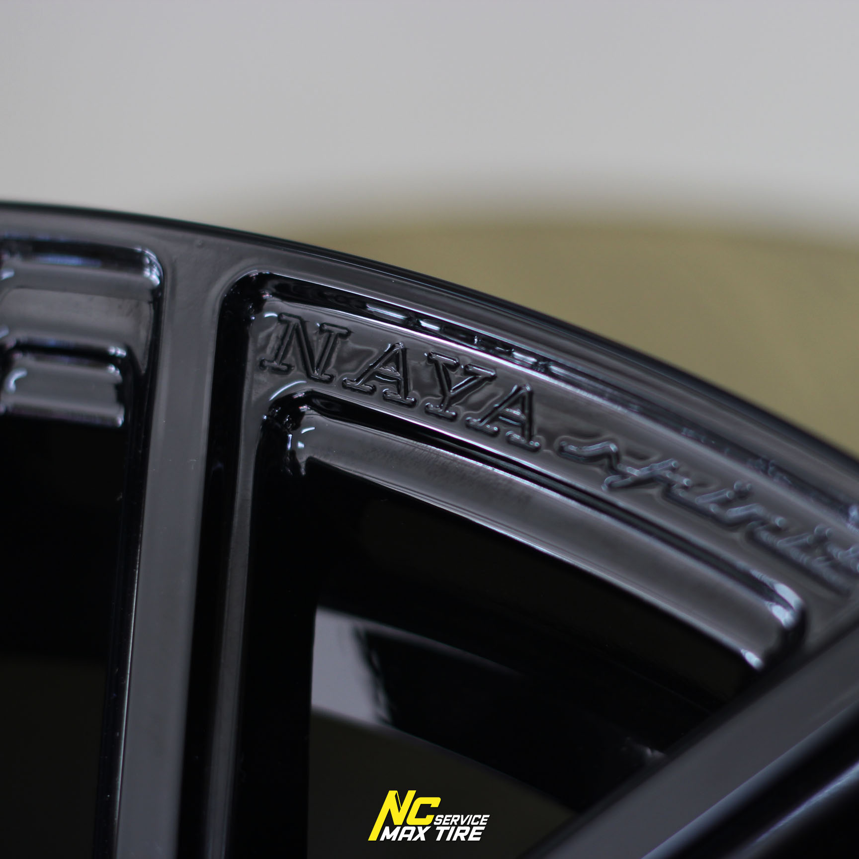 ล้อแม็กขอบ20 / NAYA / TIGA / ล้อแม็กสีดำเงา / ก้านทรงตัวY / 20x9.5 6H139.7 ET+15