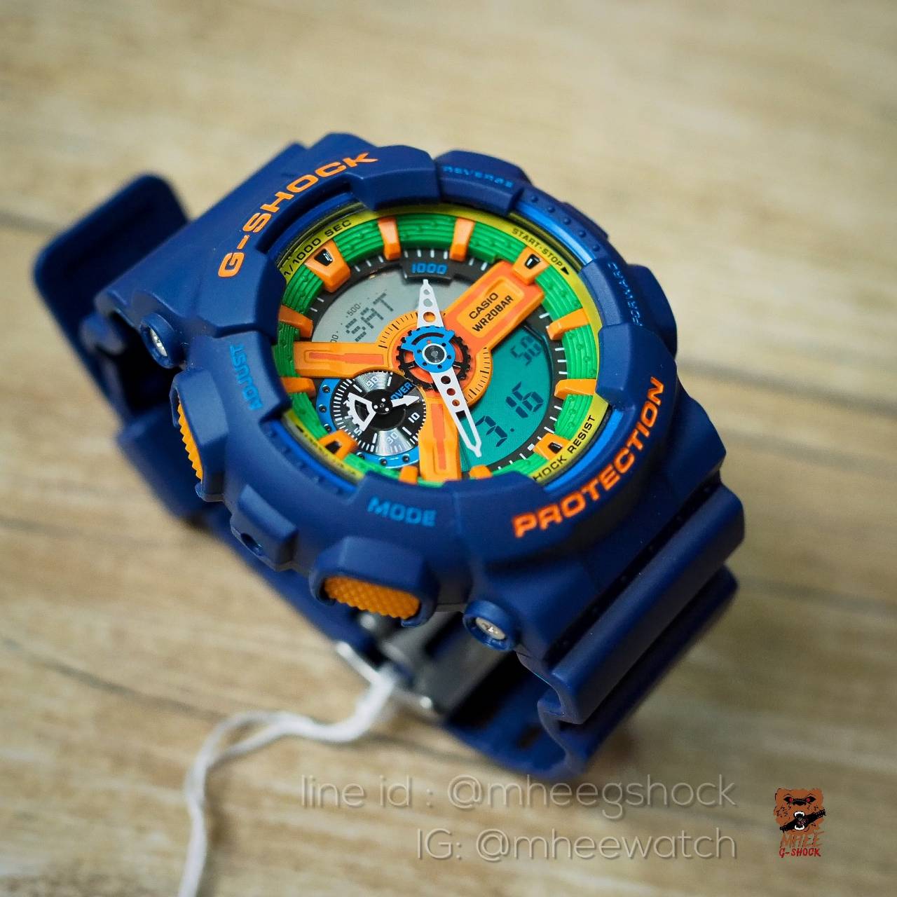 Casio G-Shock ของแท้ ประกันศูนย์ รุ่น GA-110 ฉายา Lego สีน้ำเงินเลโก้ **เลิกผลิตแล้ว** Rare Item