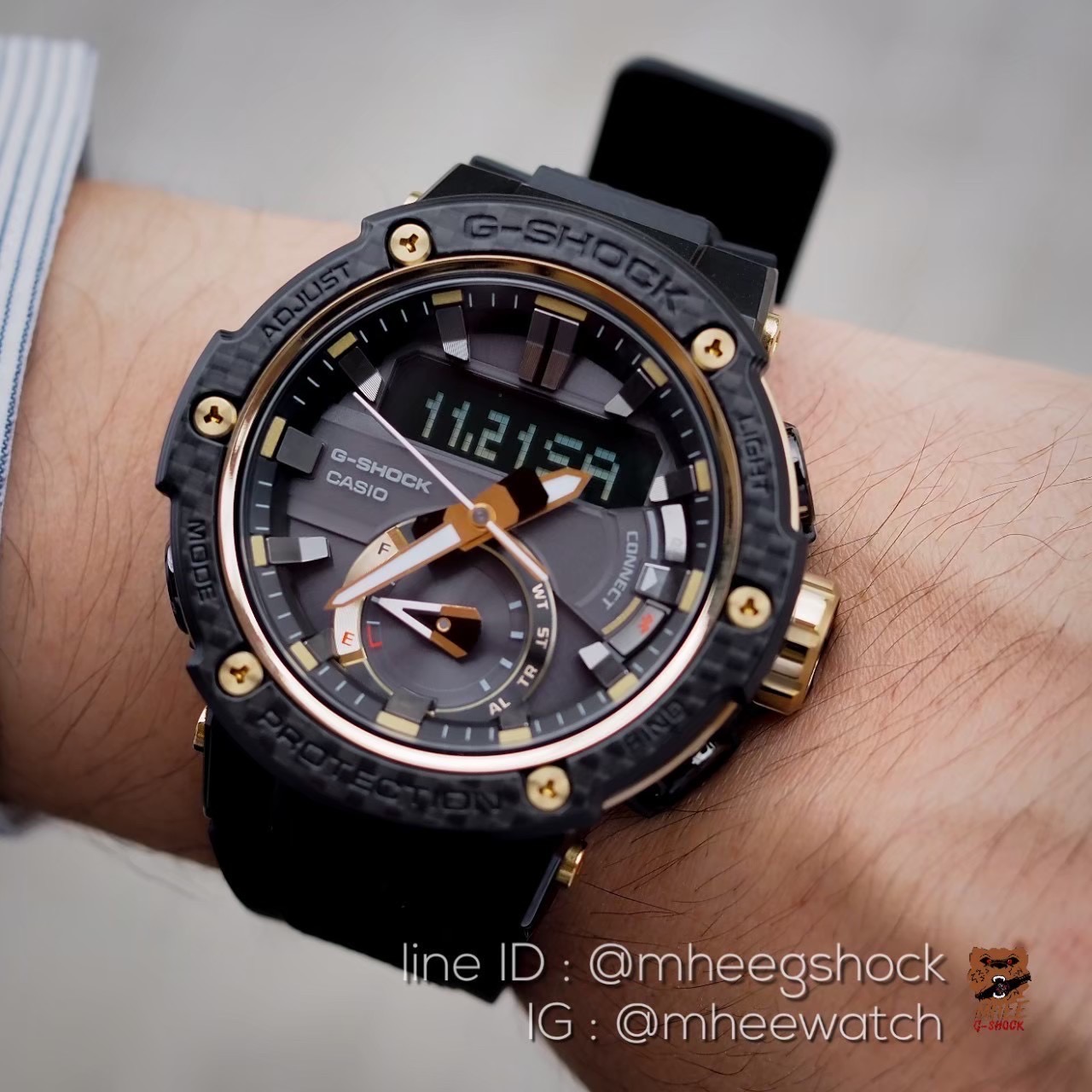 G-Steel Bluetooth Carbon Fiber&Carbon Core Guard ตัวTop