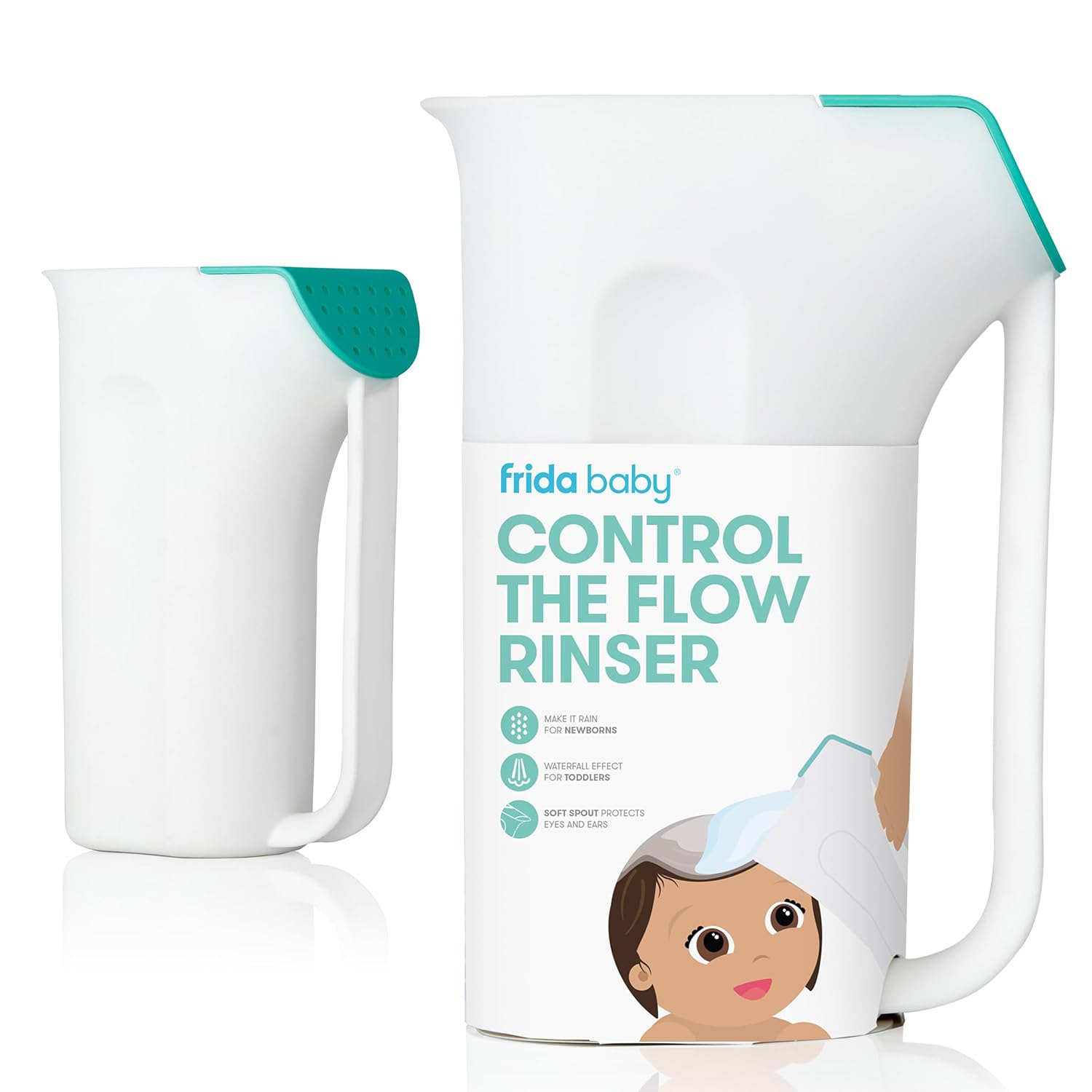 Frida Baby Control The Flow Bath Time Rinse Cup อุปกรณ์อาบน้ำ ที่ตักน้ำอาบ สำหรับเด็กแรกเกิด