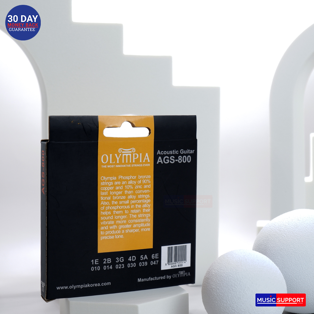 สายกีตาร์โปร่ง Olympia AGS-800 (10-47)
