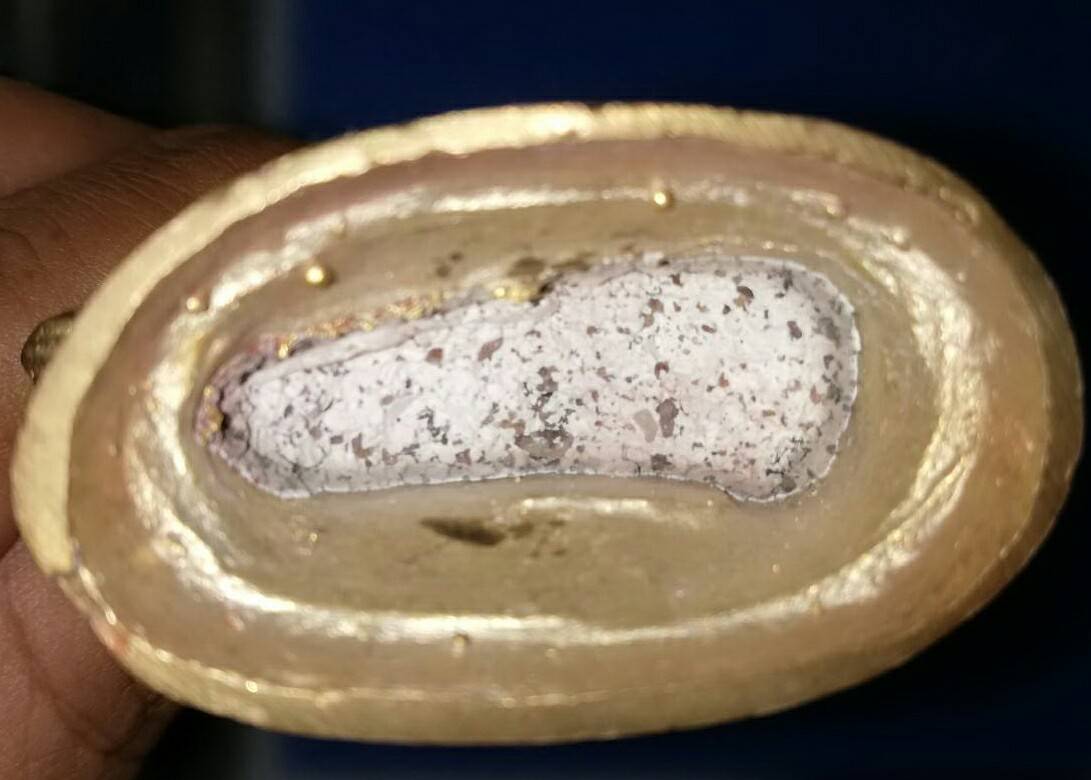 พระพิฆเณศ เทพแห่งความสำเร็จ เนื้อทองเหลือง ขนาดตั้งบูชา