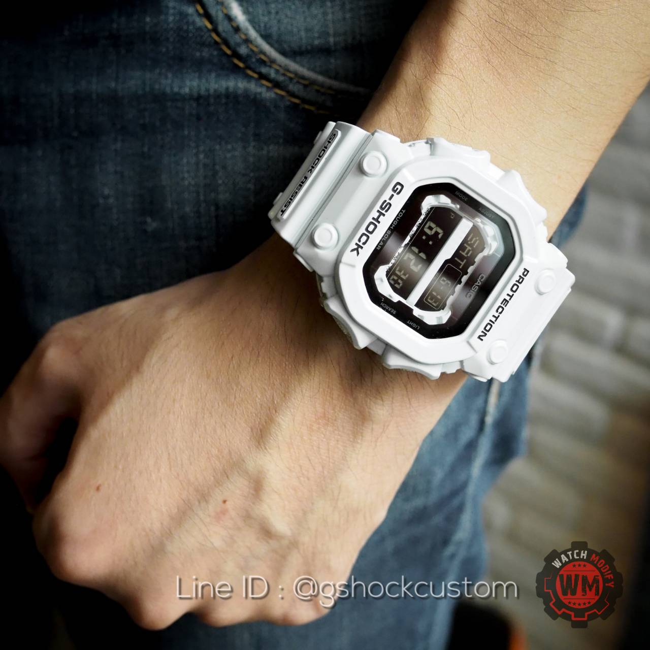 G-Shock Custom ยักษ์ขาว