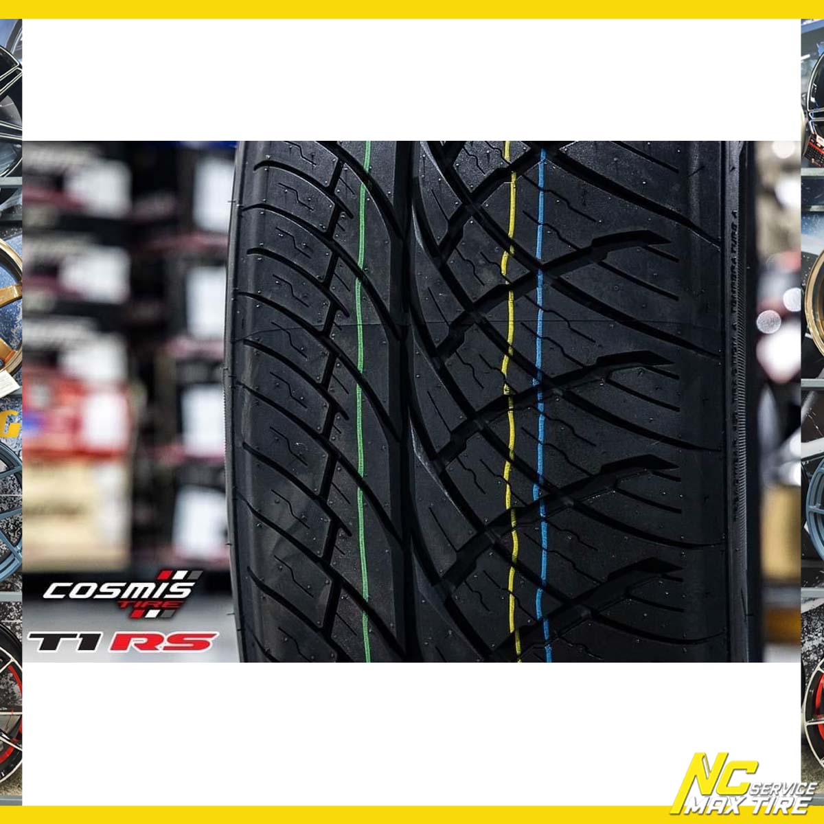 โปรไลฟ์สด / ล้อพร้อมยาง / ล้อแม็ก Cosmis Type-R Revolution / ยาง Cosmis t1 rs 265/60R18 / 18x10.5นิ้ว 6H139.7 ET30 ทั้ง 4ใบ