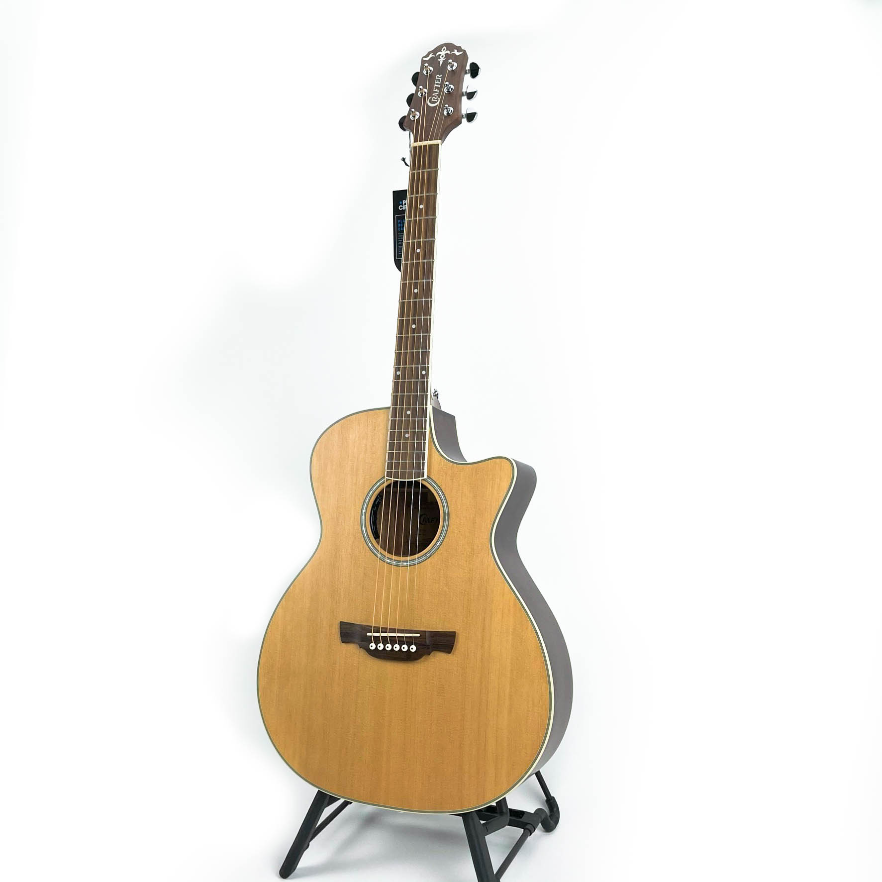 CRAFTER GAE-8 (China) กีตาร์โปร่งไฟฟ้า + กระเป๋า