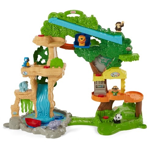 Fisher Price Little People Share & Care Safari Playset สวนสัตว์จำลอง สำรวจและดูแลซาฟารี