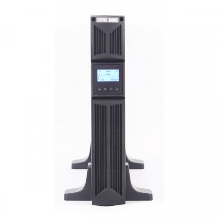 SYNDOME HE-RT2K (HE-RT 2000) 2000VA/1800WATT High Power Density Rack-Tower 2-IN-1, True Online Double Conversion UPS *จัดส่งฟรีทั่วประเทศ