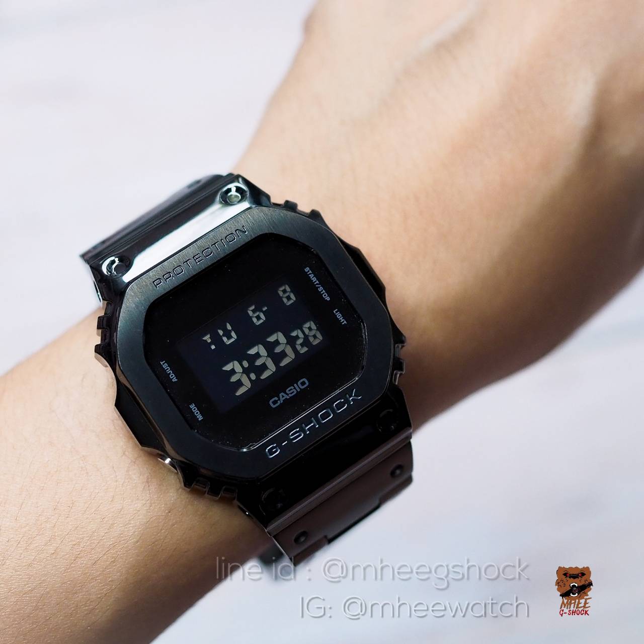 G-Shock Custom รมดำ Full Metal