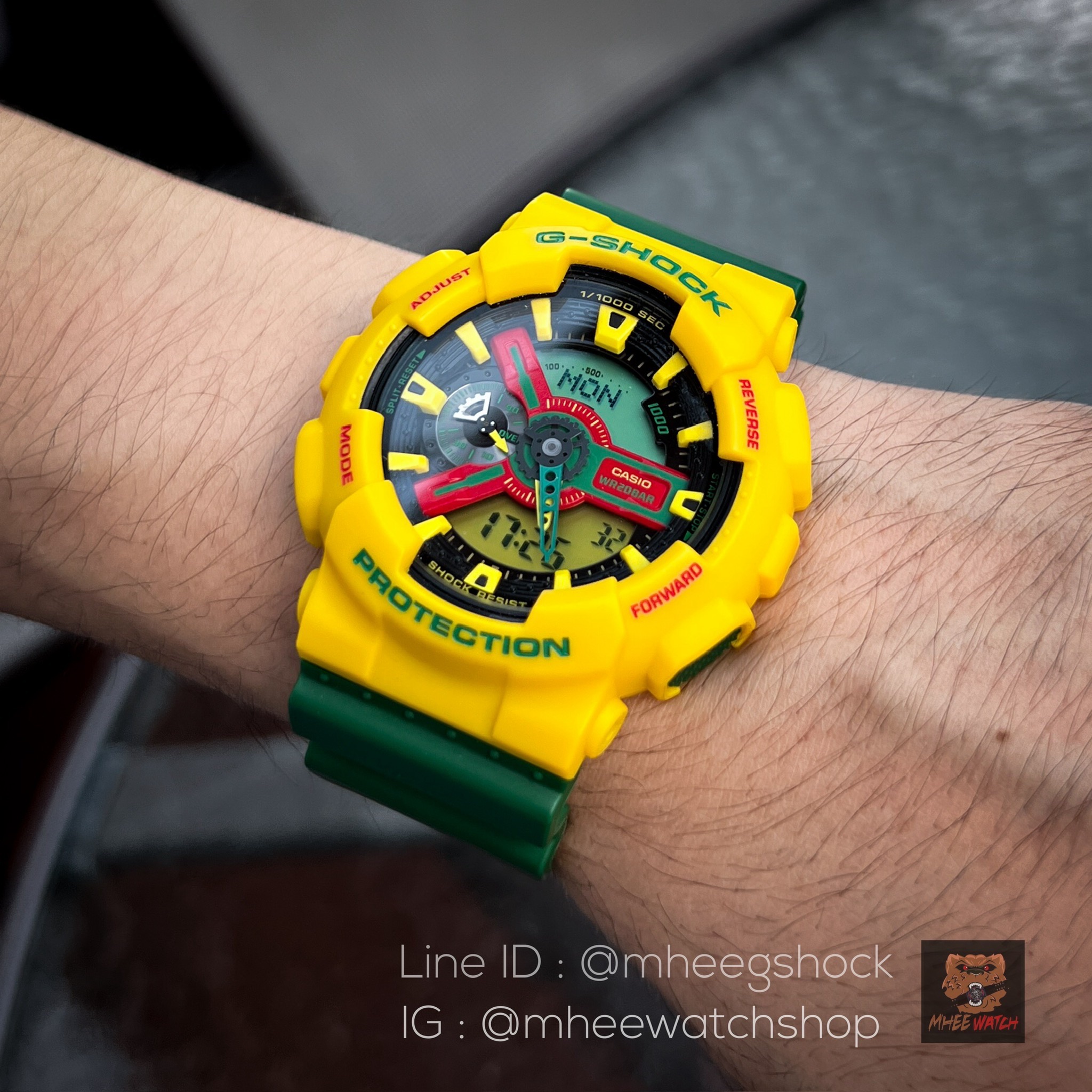 G-SHOCK Rastafarian（ラスタファリアン）GA-110RF-9A G shock GA110RF-9a Rastafarian limited - YouTube
