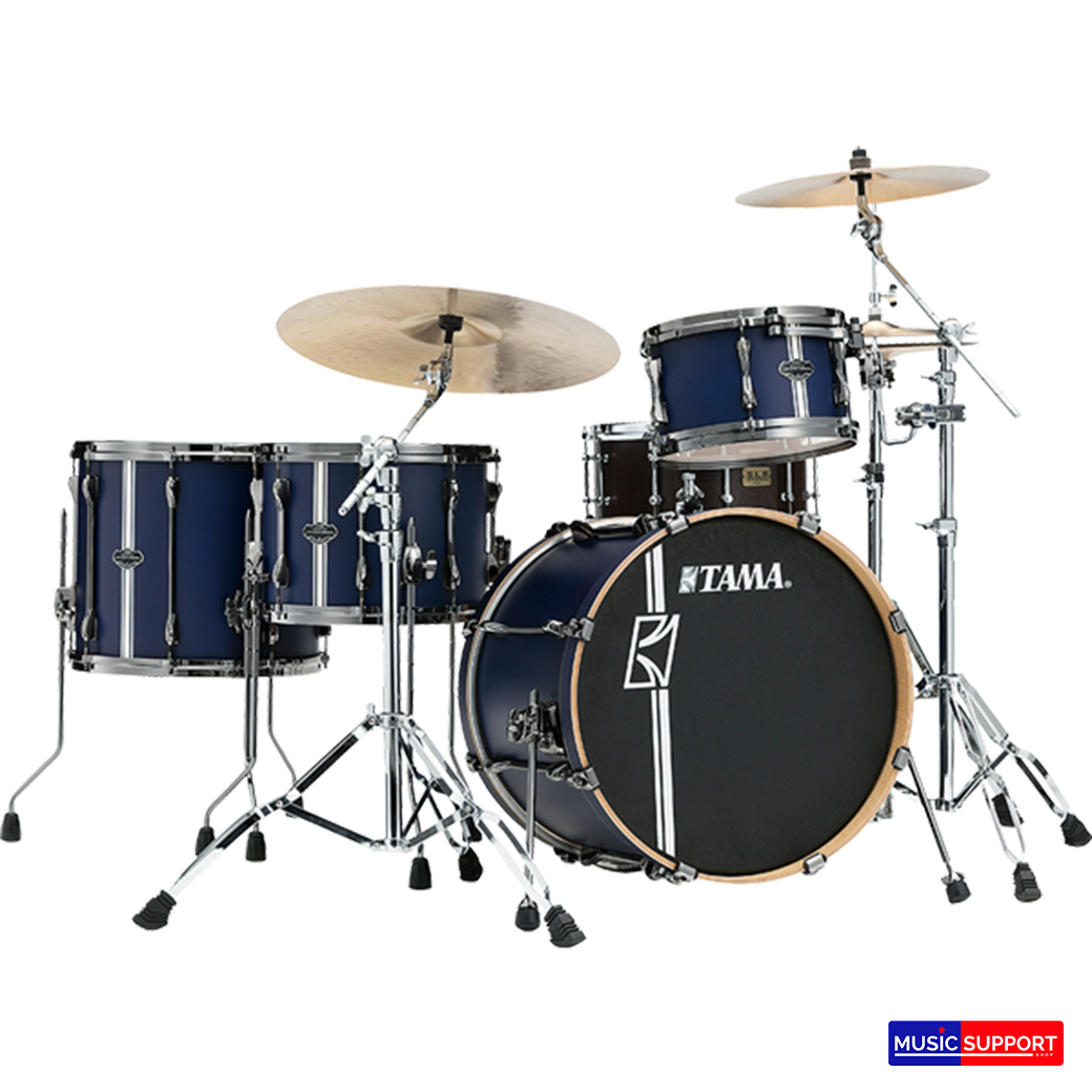 กลองชุด 5 ใบ TAMA Superstar Custom Hyperdrive Duo Kit พร้อมชุดขาตั้ง HB5W สี SBV