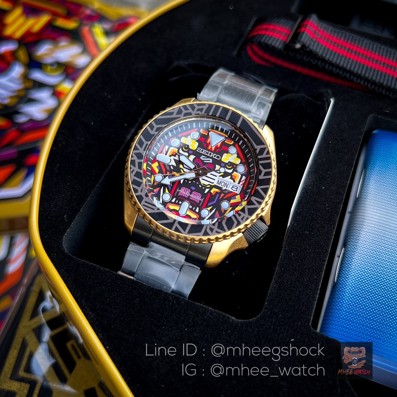 Seiko Limited 5Sports X Rukkit The Tiger Limited 2022เรือนในโลก