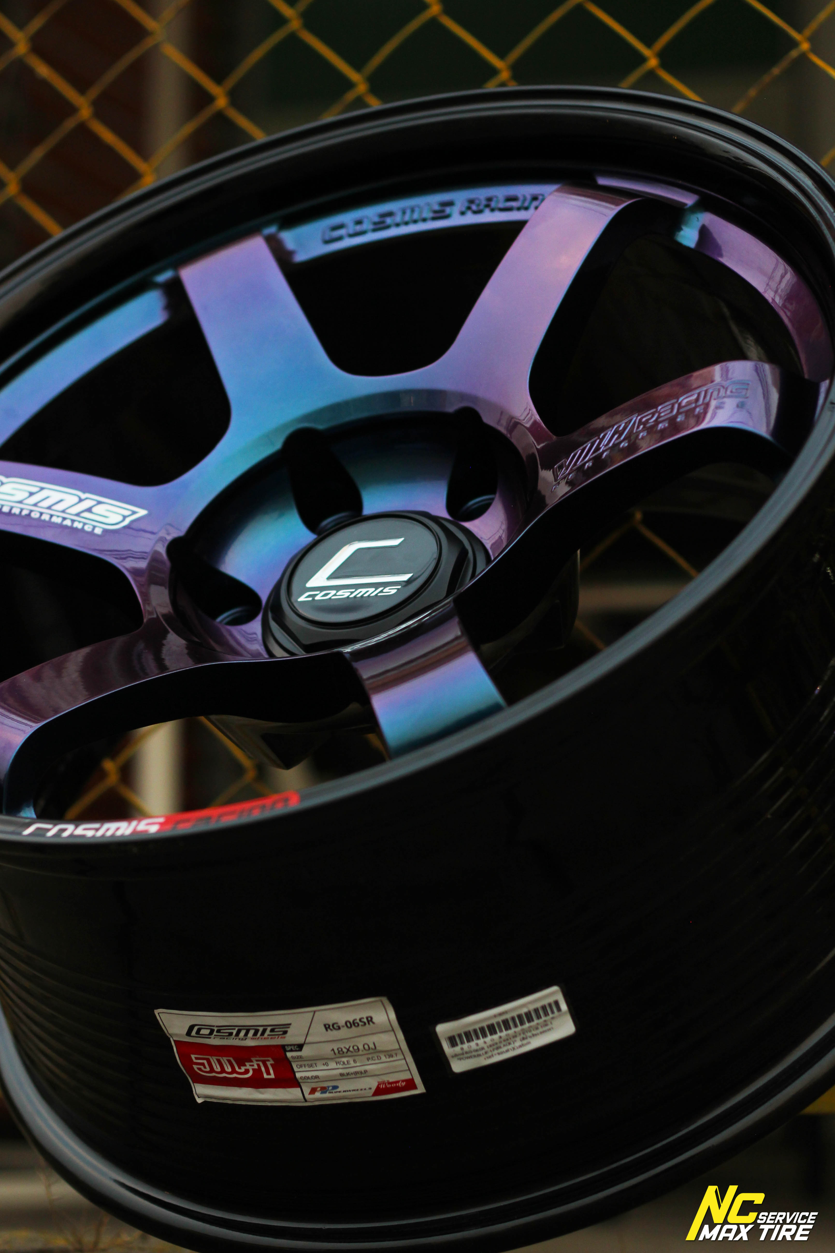 ล้อแม็กสวยๆ / ล้อแม็กขอบ18 / Cosmis / RG-06SR / ล้อแม็กสีพิเศษ / 18x9.0 6H139.7 ET0 / Custom Color / Power Blue / ล้อแม็กสำหรับรถกระบะตัวสูง / SUV / PPV