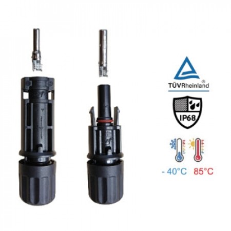 Link CB-1003 MC4 Connector (Pair) 1500V, TUV Standard, (10 mm²)