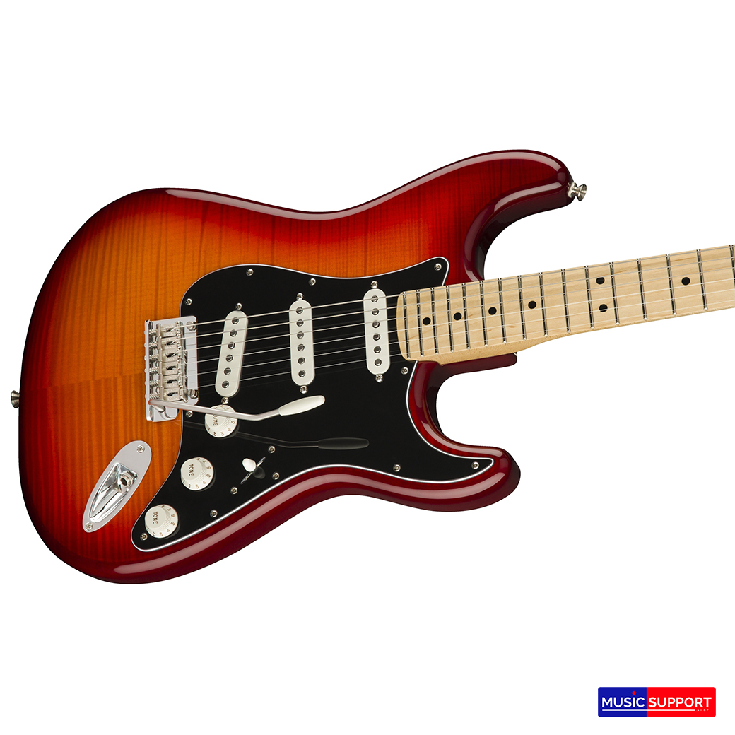 กีตาร์ไฟฟ้า Fender Player Stratocaster® Plus Top MN - Aged Cherry Burst