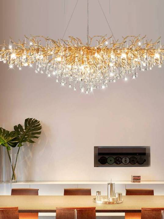 CT207A231 SOTMIA chandelier โคมระย้า โคมโต๊ะทานอาหาร แชนเดอเรีย Lamp ไฟยาว สไตล์ฝรั่งเศส