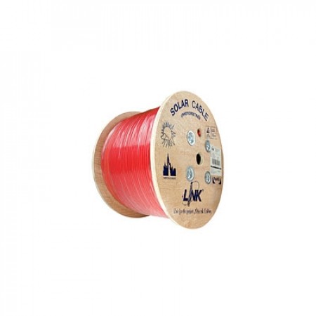 Link CB-1060AR-5 PV Solar Cable, 62930 IEC131, H1Z2Z2-K, (1,500V), 1x6 mm² Red Color 500 m./Roll.