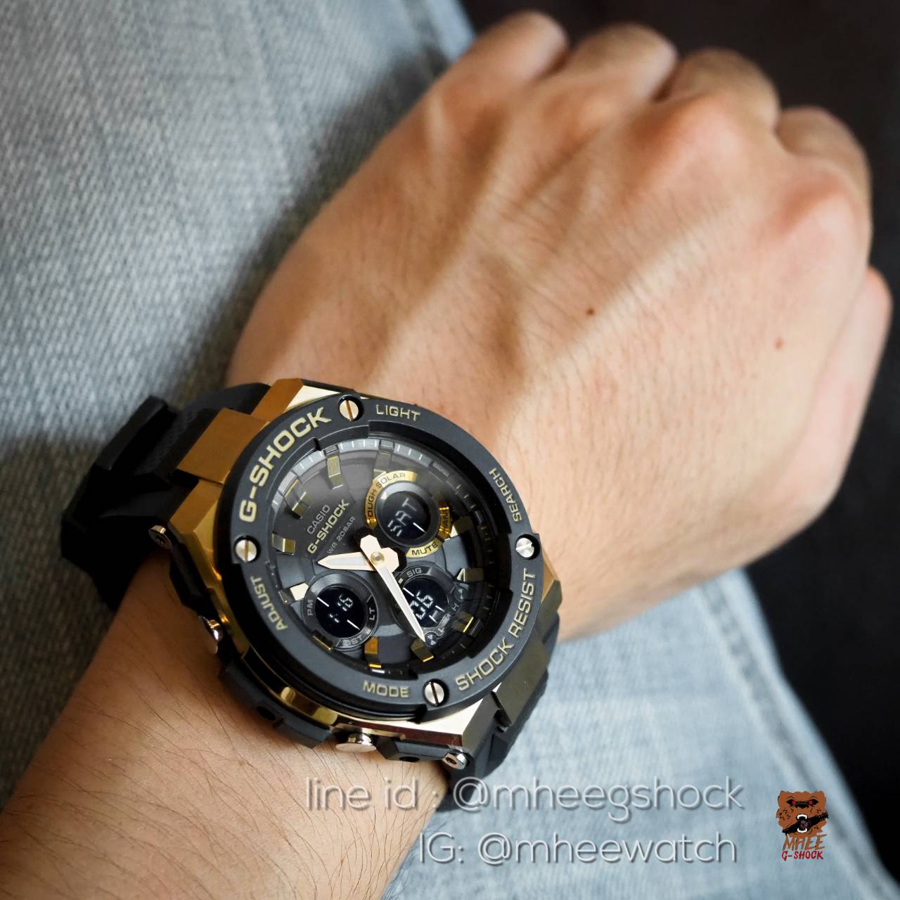 G-Steel Solar Power GST-S100G-1A ดำทอง