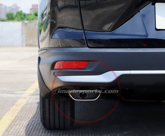 ปลายท่อสเตนเลสคู่ CRV US Style