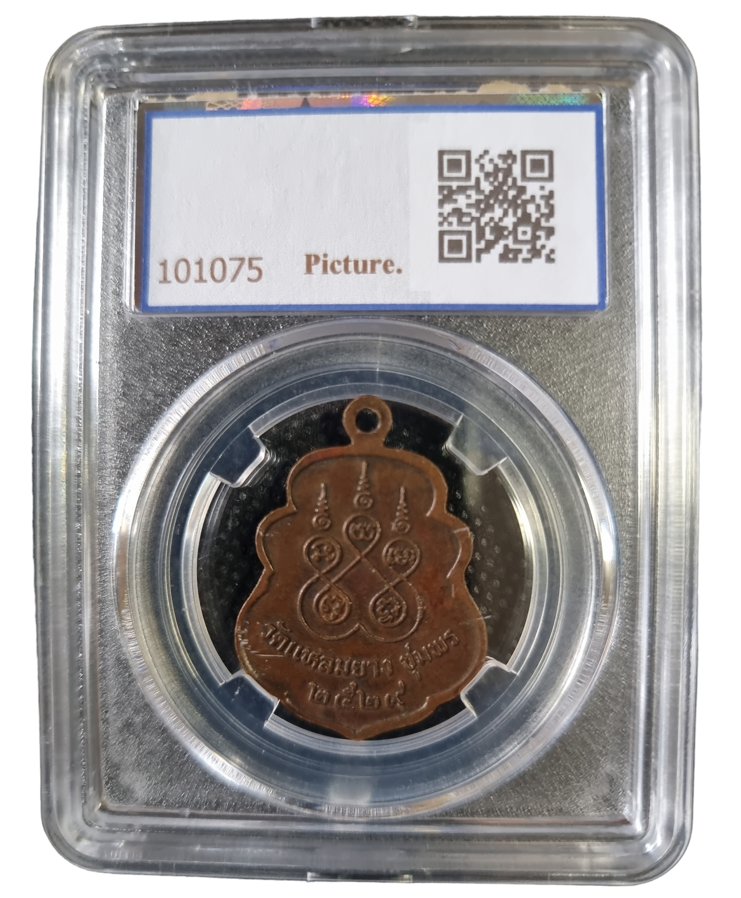 เหรียญรุ่นแรก หลวงพ่อเขียน วัดแหลมยาง ปี2529 บล็อกนิยม