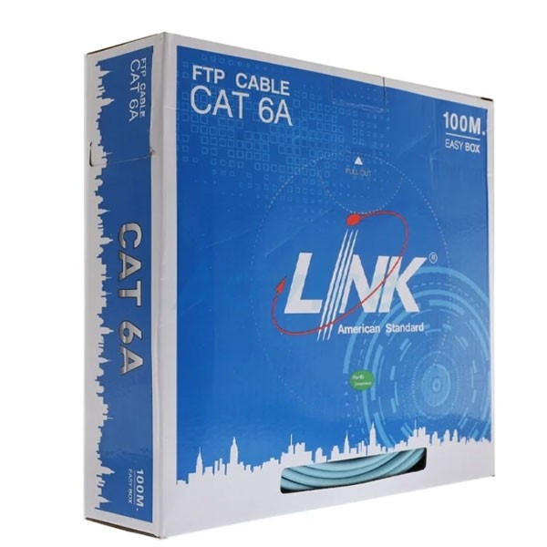 US-9266LSZH-1 CAT6A F/UTP XG (650 MHz) CABLE, LSZH (Aqua Blue) CAT6A Indoor F/UTP Cable, Bandwidth 650MHz, 23 AWG, LSZH Aqua Blue Color 100 M./Roll