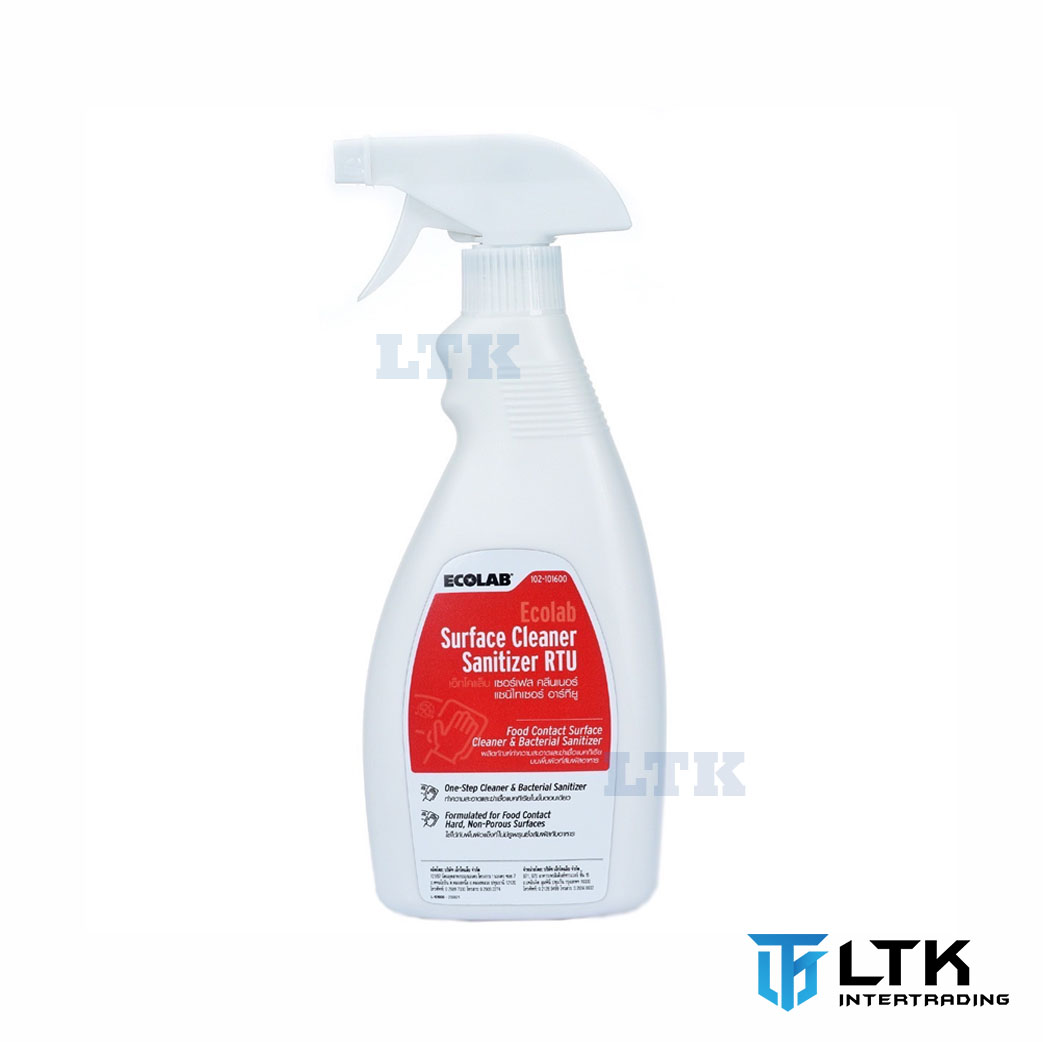 ECOLAB น้ำยาฆ่าเชื้อ Surface Cleaner Sanitizer RTU ขนาด 500มล