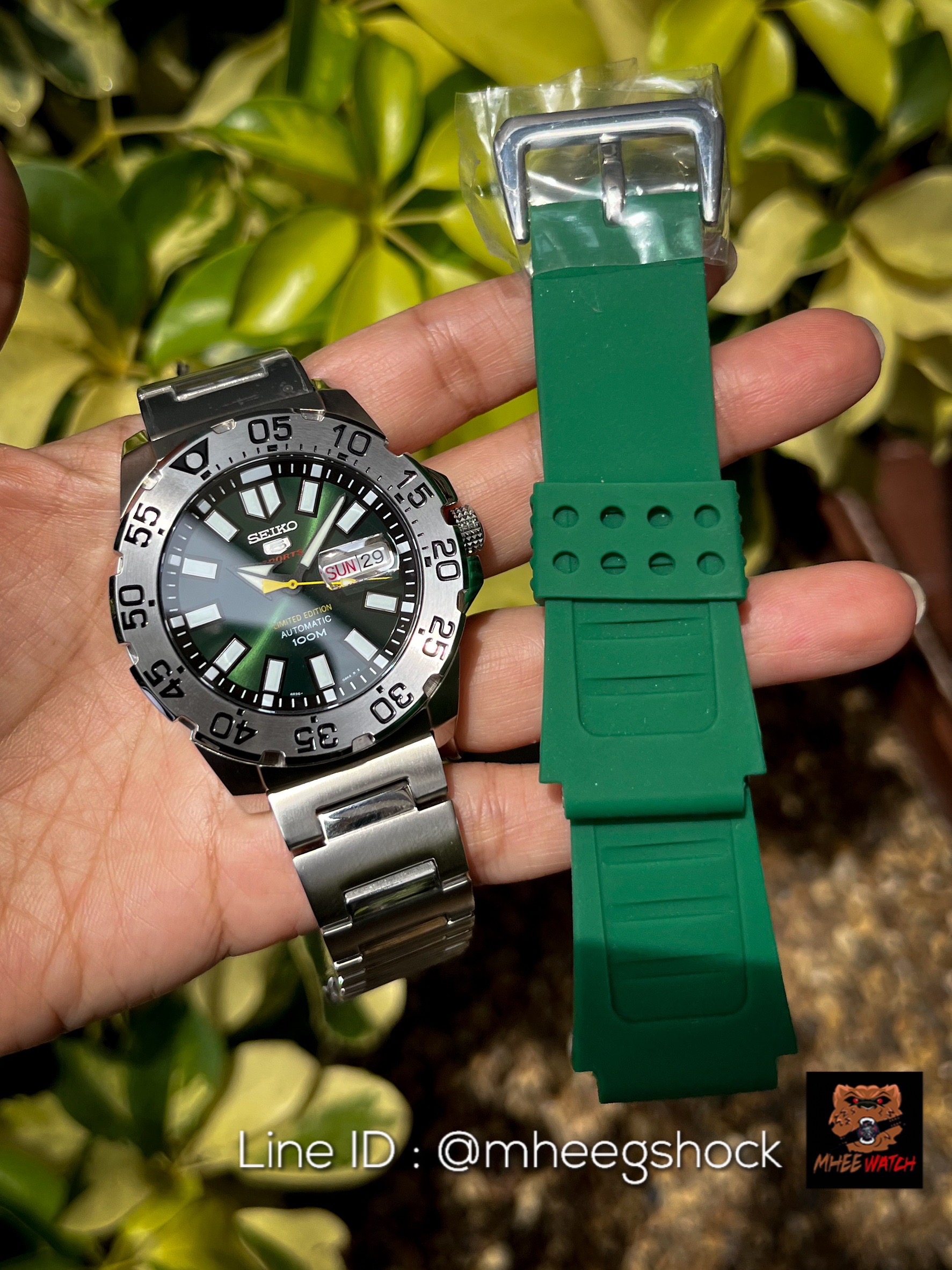 Seiko Mini Monster Limited Green HULK 1500เรือนในโลก SRP717K1