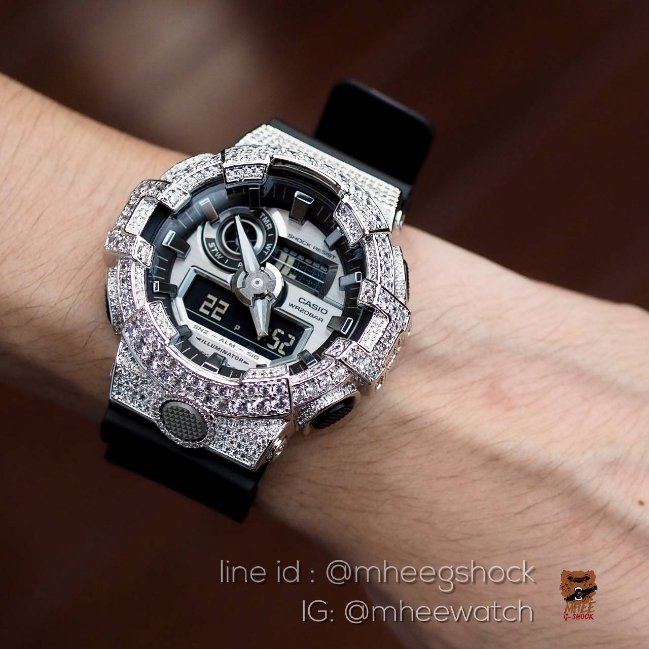 G-Shock Bling Silver รุ่น GA-710