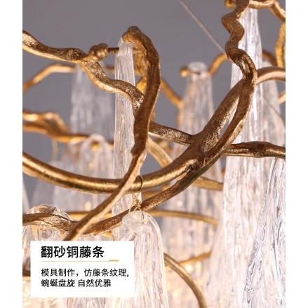 CT200A193 SOTMIA Chandelier crystal lamp โคมไฟ โคมไฟระย้าโต๊ะทานข้าว Chandelier แชนเดอเรียยาว Lamp