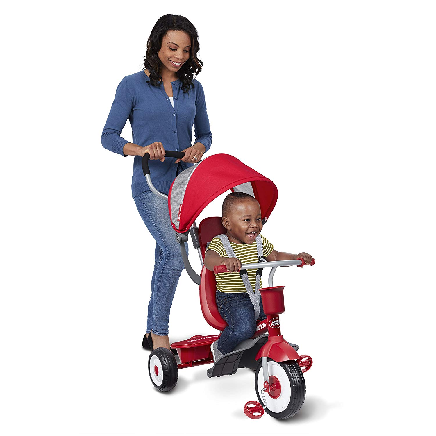 Radio Flyer 4 in 1 Trike, Red จักรยานสามล้อ ใช้ตั้งแต่เด็กเล็กถึงเด็กโต มีที่พักเท้า