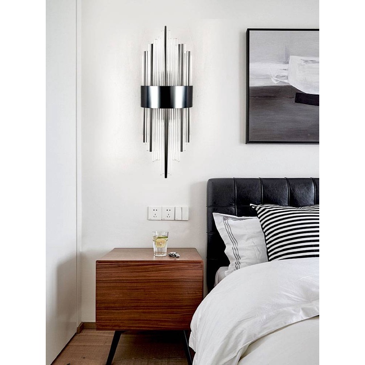 CT130A060 SOTMIA โคมไฟติดผนัง โคมไฟคริสตัล แต่งห้อง แต่งบ้าน เพื่อความสวยงาม เสริมฮวงจุ้ย เสริมดวง ให้กับห้อง