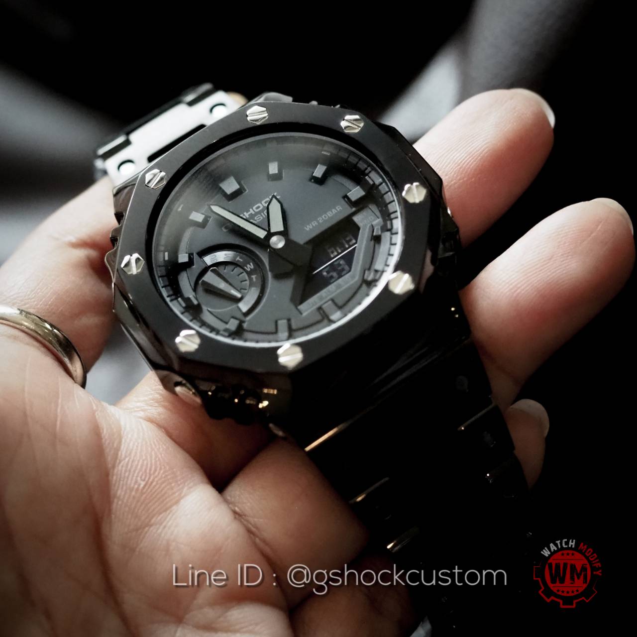 G-Shock Casioak AP All Black ตัวพิเศษ