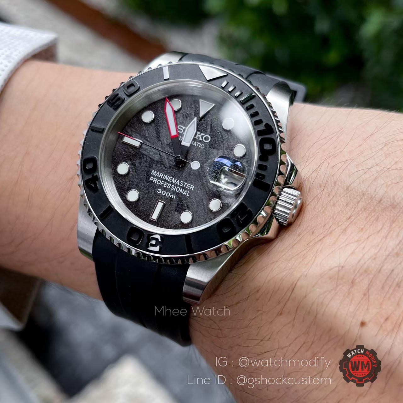 Seiko Modified Marble Dial Yacht Rubber Model