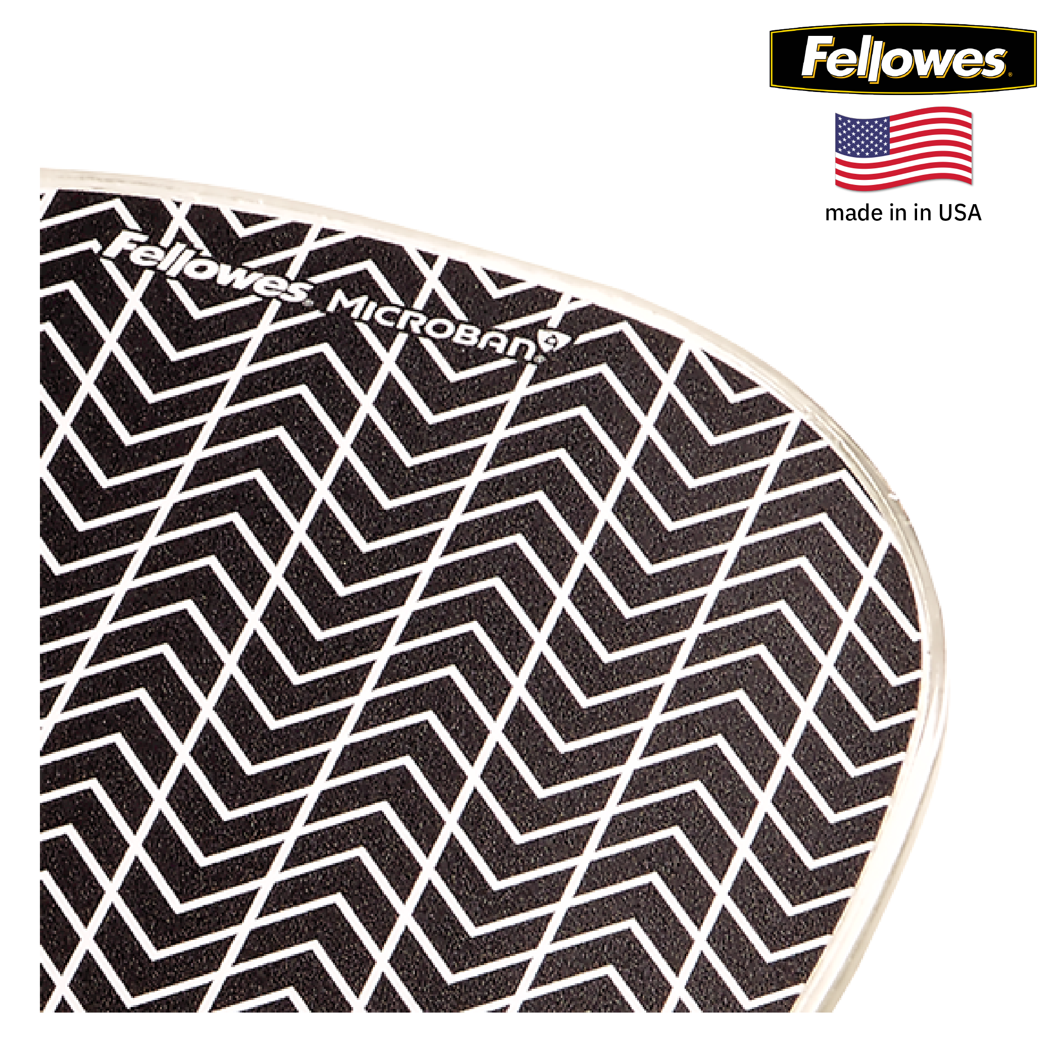 แท่นเจลรองข้อมือเพื่อสุขภาพ สำหรับเมาส์ เฟลโล่วส์ Mousepad Wrist Support - Chevron