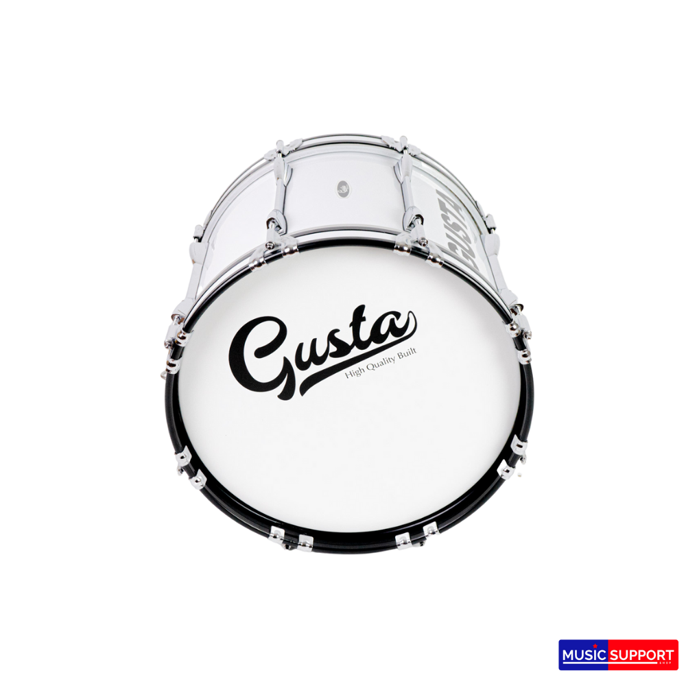 กลองใหญ่มาร์ชชิ่ง Gusta 18 นิ้ว 8 หลัก พร้อมชุดสะพาย