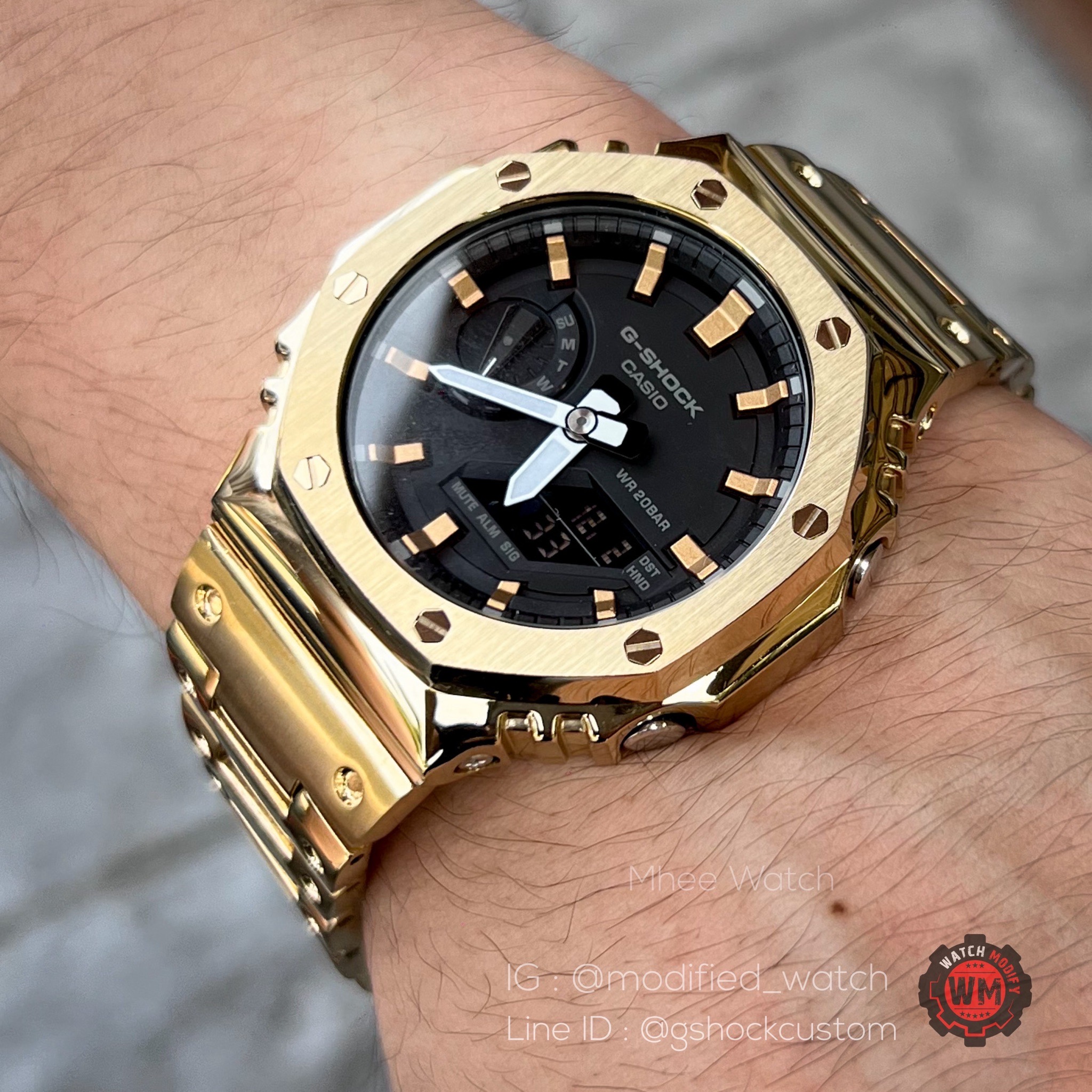 G-Shock Full Metal Golden Casioak