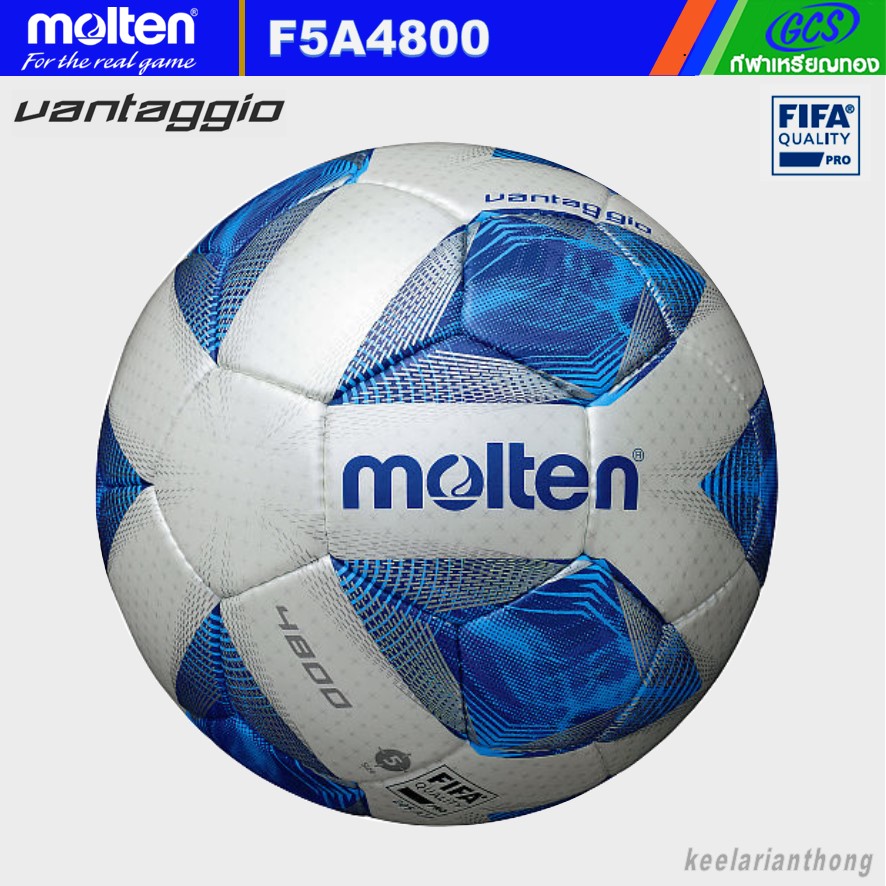 molten F5A4800 ฟุตบอลหนังเย็บ มอลเทน FIFA QUALITY PRO