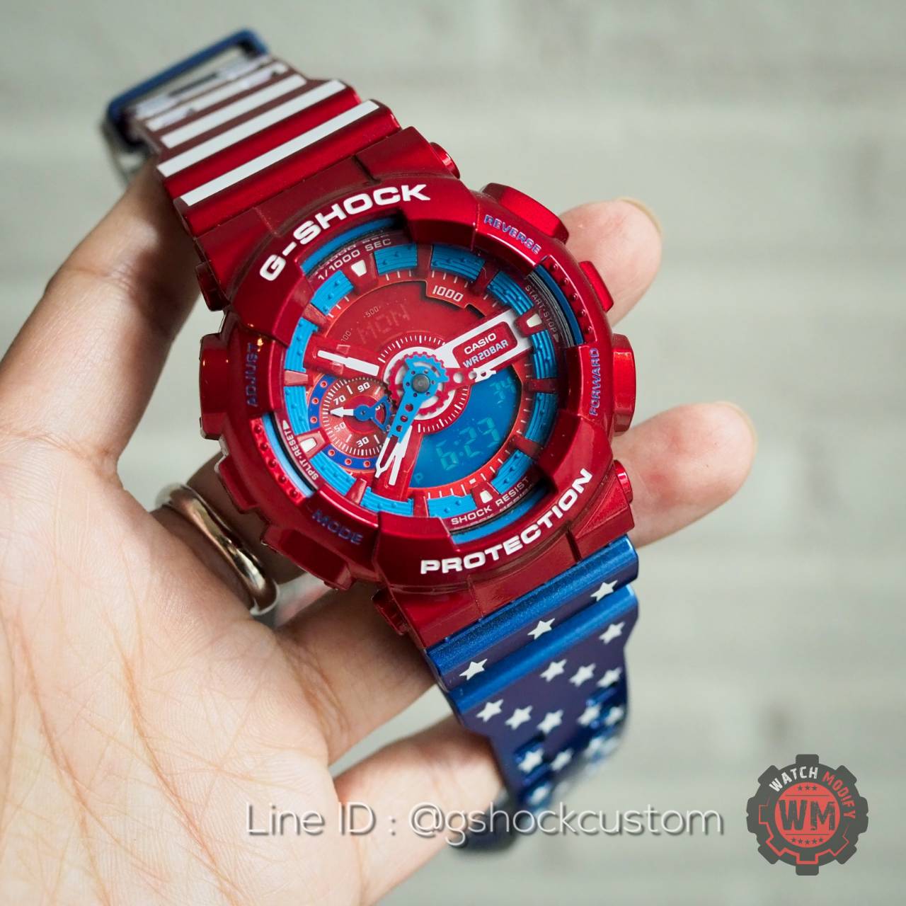 G-Shock Custom Captain America