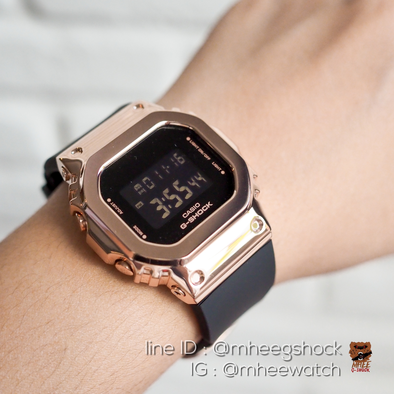 G-Shock Mini for lady Black Pinkgold color rare item GM-S5600PG-1