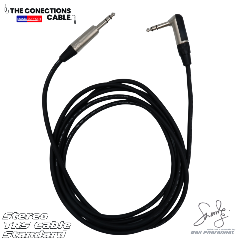 สายสัญญาณ STEREO TRS CABLE Standard the connection cables by music support signature Ball Pharanwat