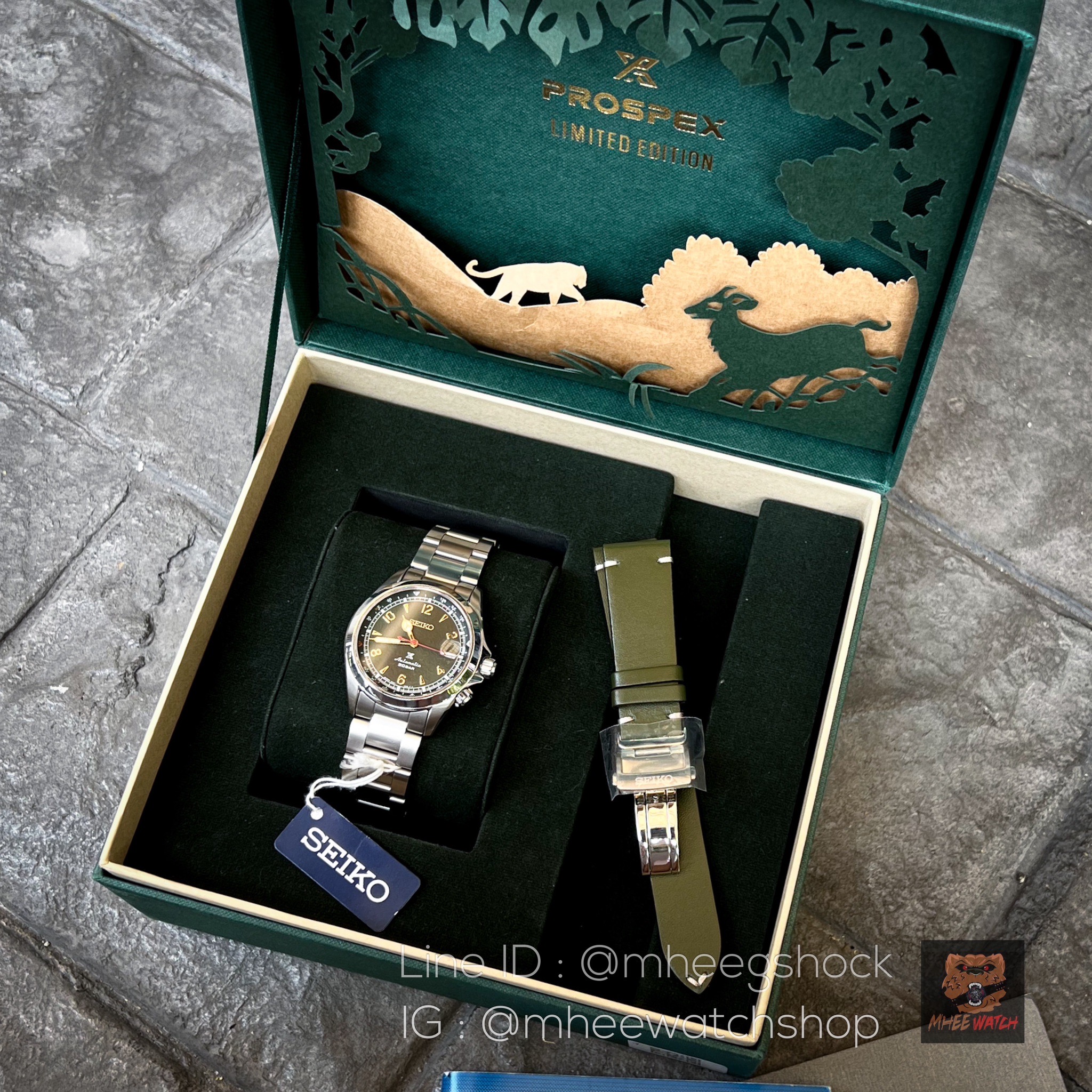 SEIKO LIMITED 1000เรือนในโลก ALPINIST สืบ นาคะสเถียร SEUB NAKHASATHIEN THAILAND รุ่น SPB341J1