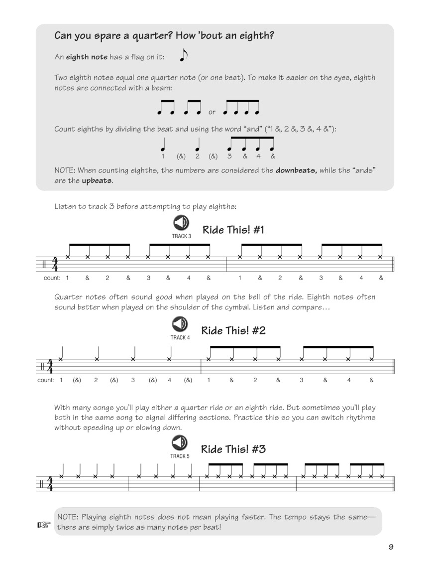หนังสือเรียนตีกลอง Fast Track Drum Method Book 1 (FastTrack Drum Method Starter Pack Media Online)