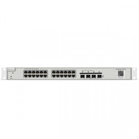 Reyee RG-NBS5200-24GT4XS 24-Port L2+ Managed 10G Switch, 24 Gigabit RJ45 Ports, 4 *10G SFP+ Slots, Rack-mountable Steel Case