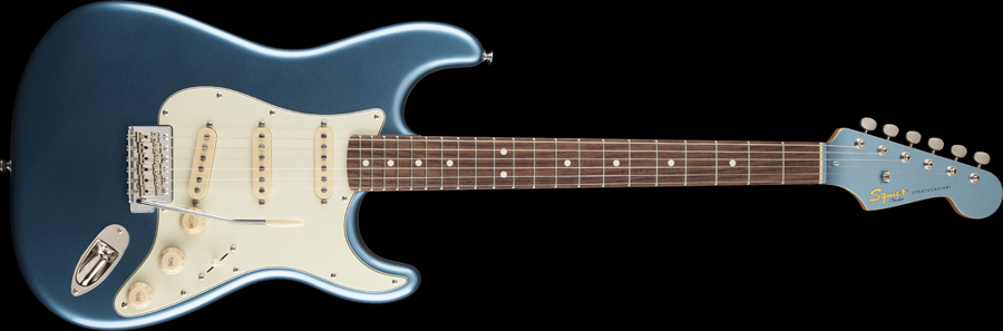 กีตาร์ไฟฟ้า SQUIER Classic Vibe Strat 60's Limited Lake Placid Blue Matching Headstock