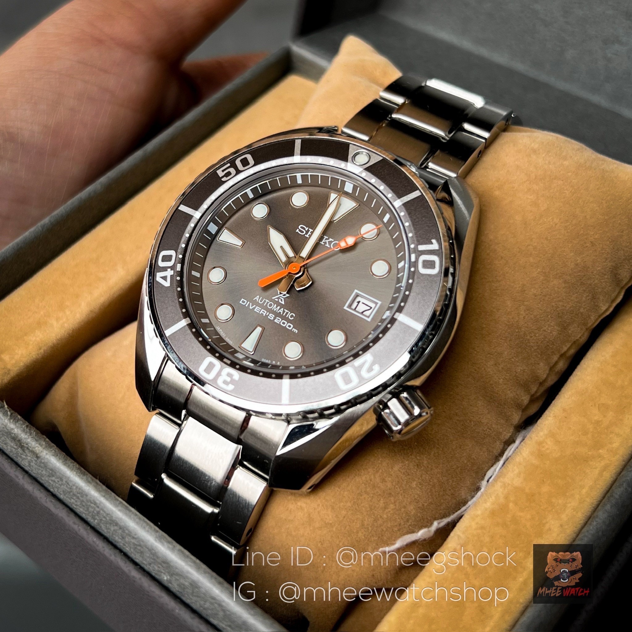 Seiko Japan Limited Sumo Scuba Grey Anthracite Sapphire GEN3 SBDC097