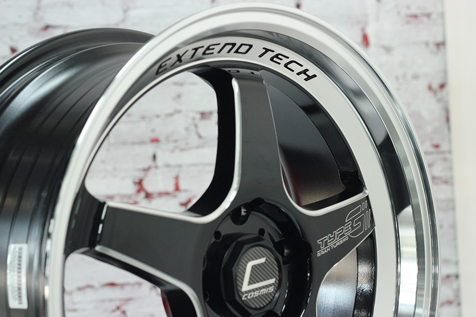 ล้อแม็กขอบ17 COSMIS TYPE-G V.2 สีเงินหน้าดำ สำหรับรถเก๋ง (ราคาต่อวง)