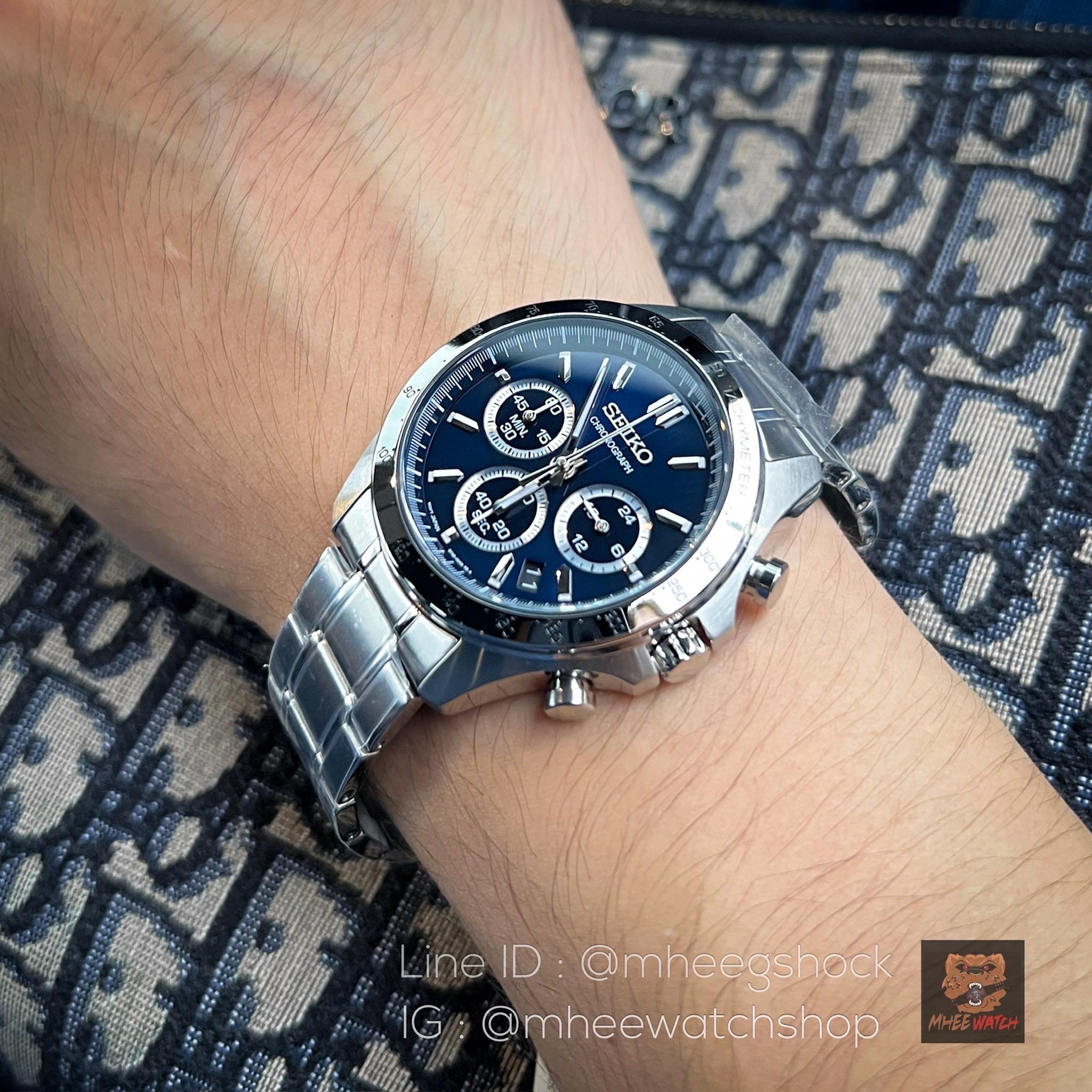Seiko Chronograph JDM Blue Dial Japan Only