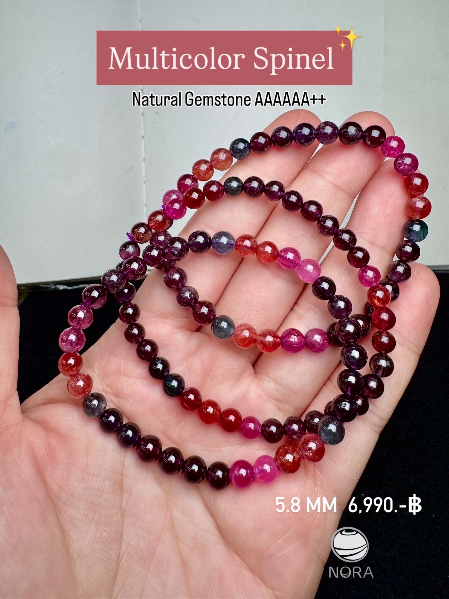 Multicolor Spinel พลอยสปิเนลพม่าแท้ 5.8mm