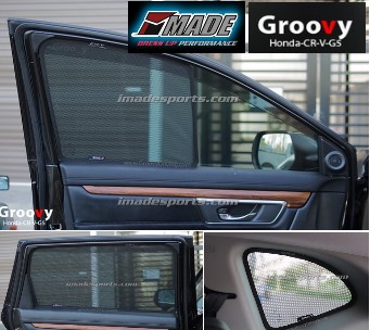 ม่านบังแดด Groovy CRV G5 รุ่น SNAP ON (EMBEDED) 2017-2021