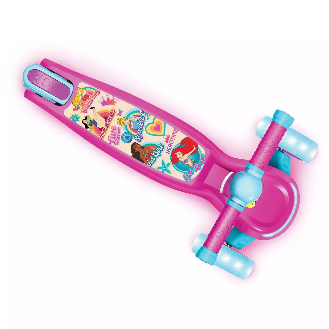 Jetson Disney Princess 3 Wheel Kick Scooter สกู๊ตเตอร์เด็ก 3 ล้อมีไฟ ลายเจ้าหญิง