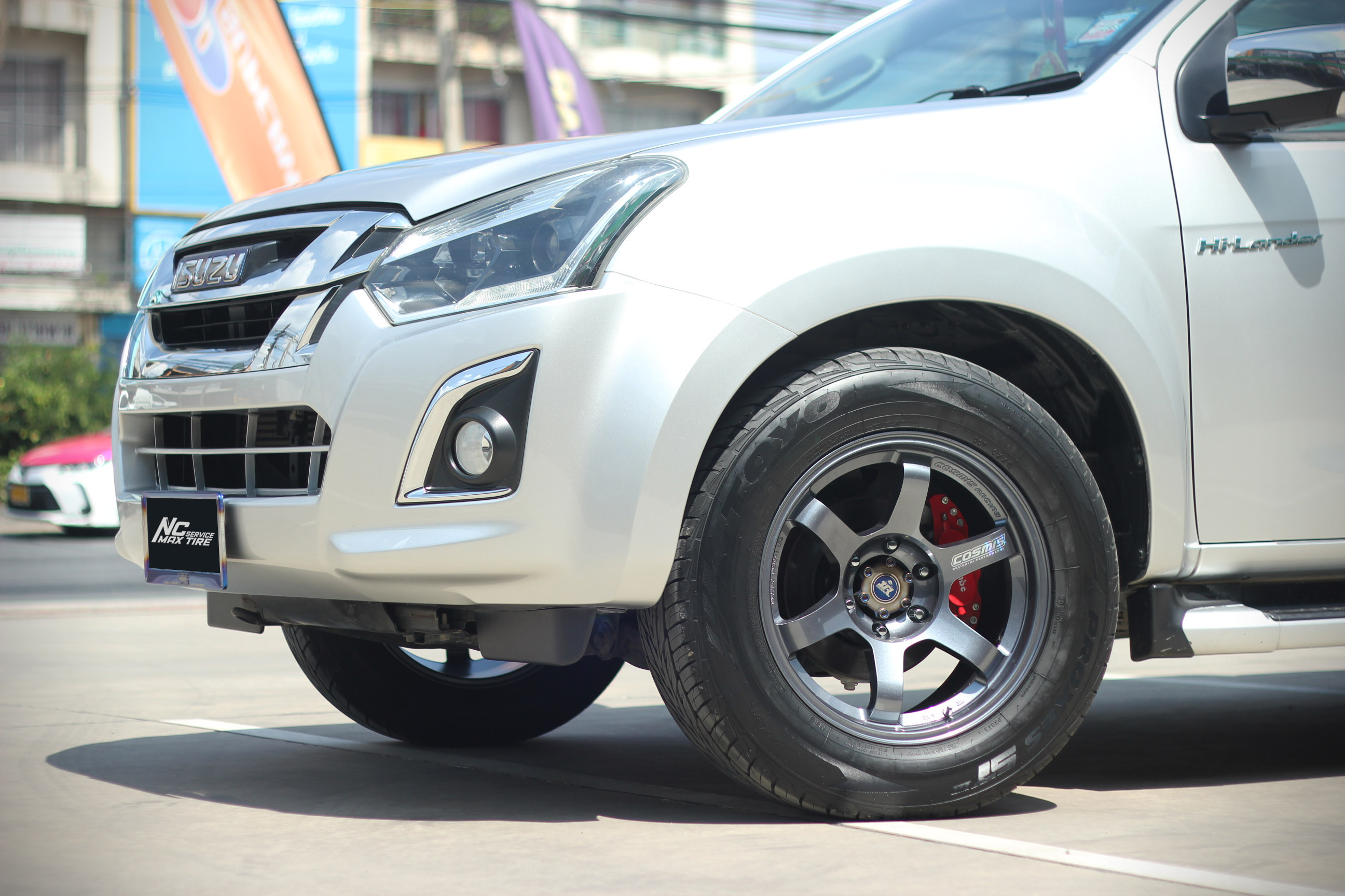 [ NCชลรีวิว.EP49 ] ยีราฟแคะ อัดยาง265/60R18 / ISUZU D-MAX / 18x9.0 6H139.7 ET0 / Cosmis RG-06S